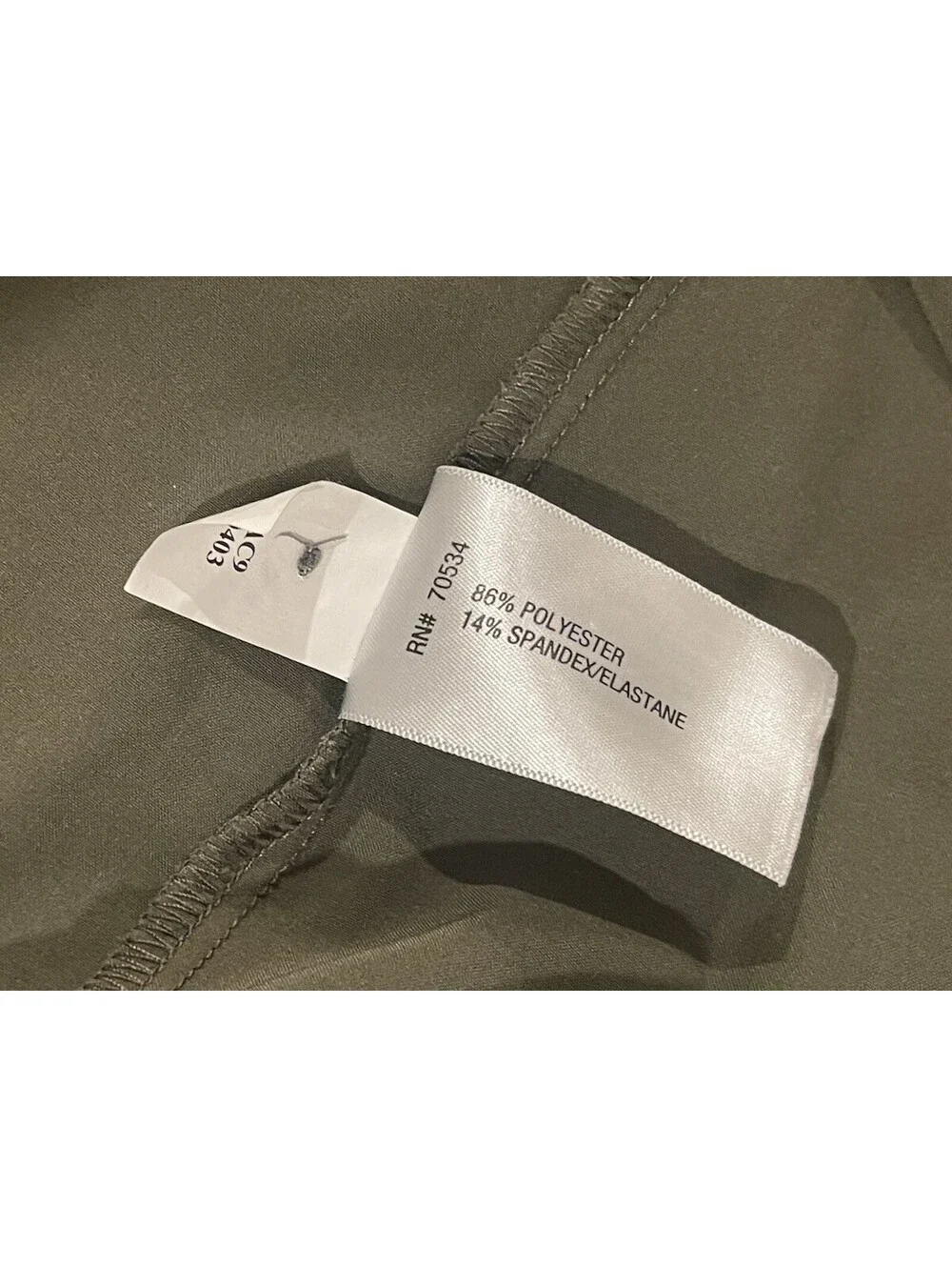 Orvis Women's S Oversized Cargo Dress with Drawstring and Pockets Olive Green